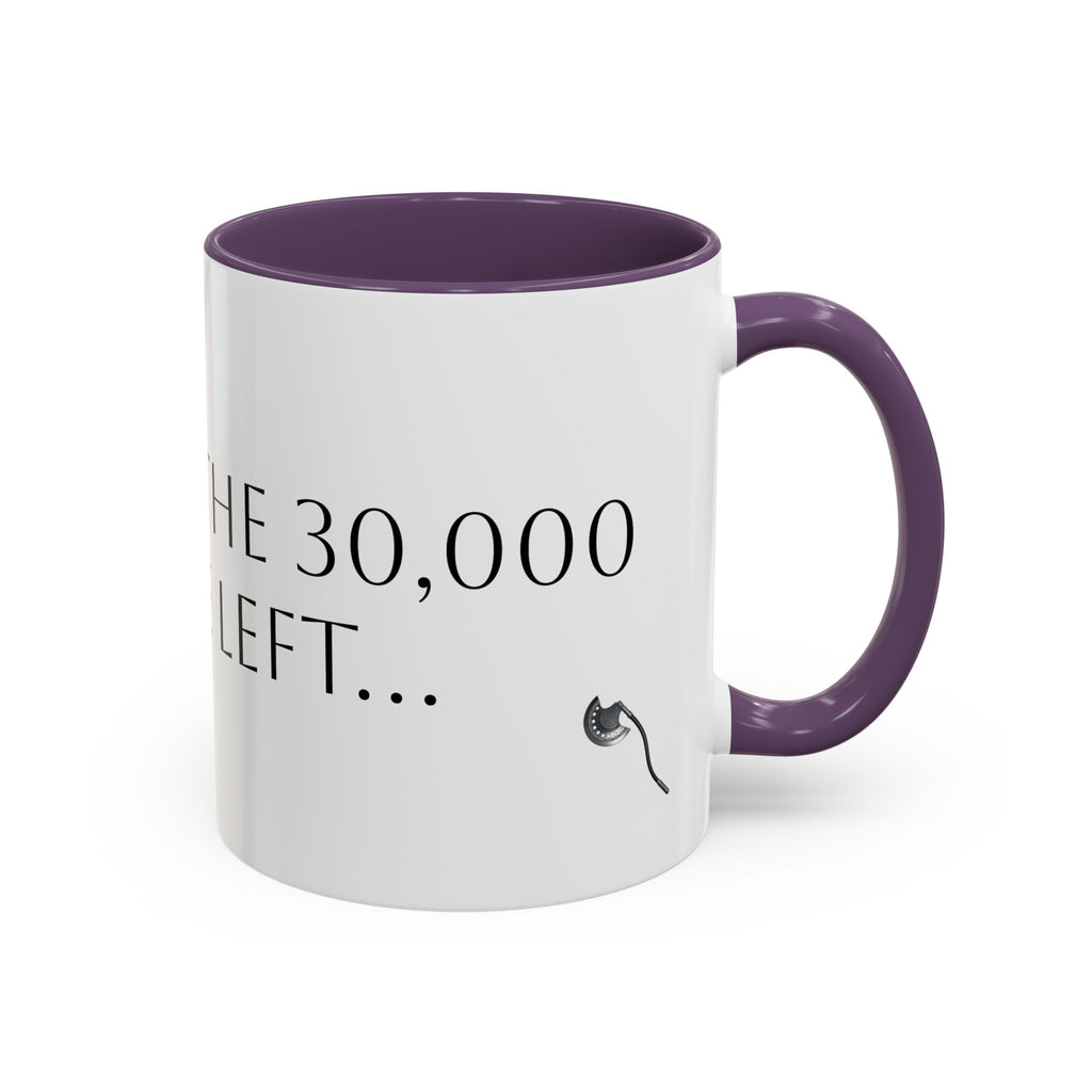 "You take the 30,000 on the left..."