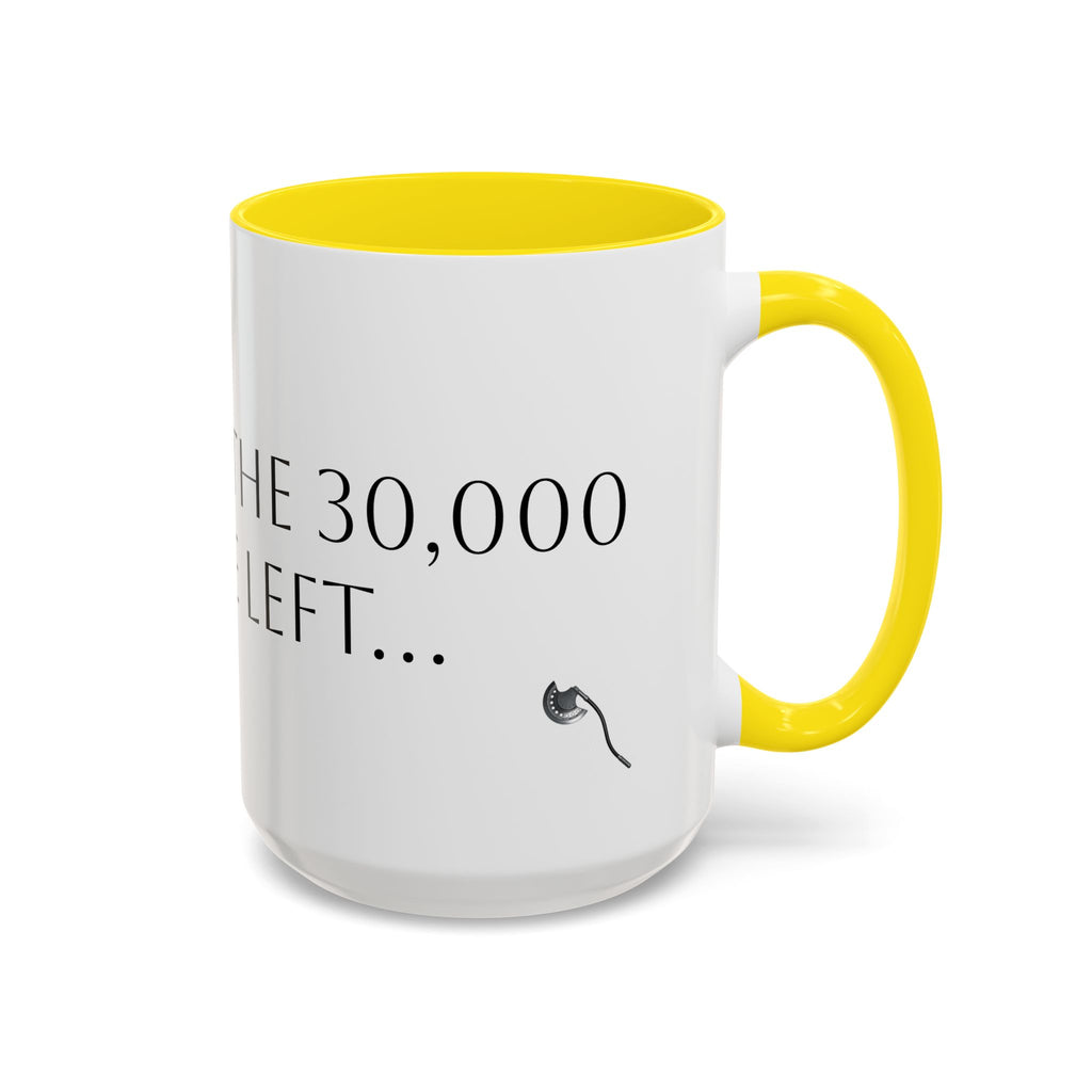 "You take the 30,000 on the left..."