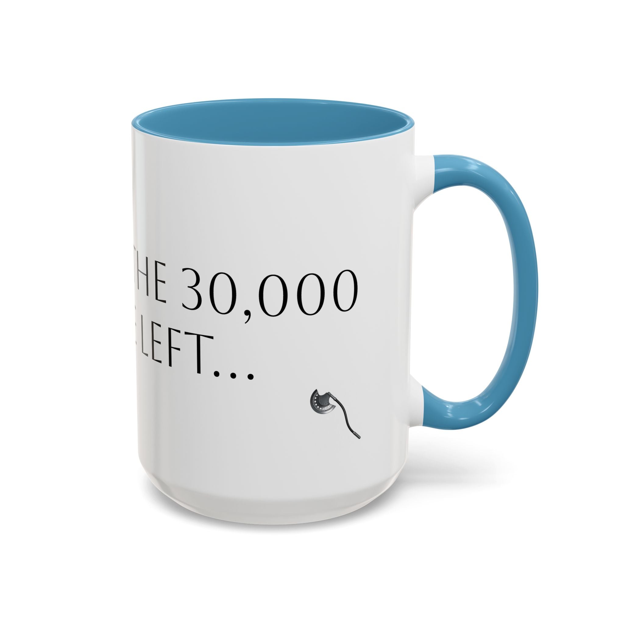 "You take the 30,000 on the left..."