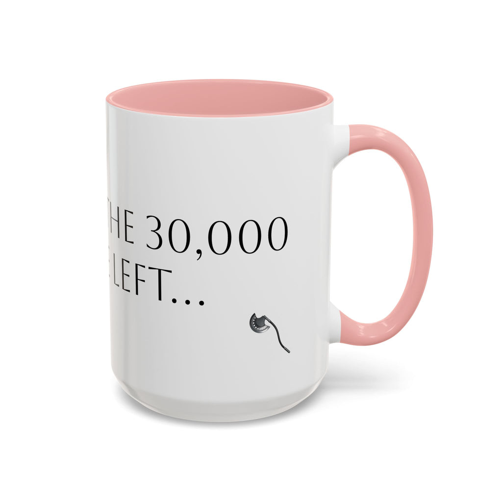 "You take the 30,000 on the left..."