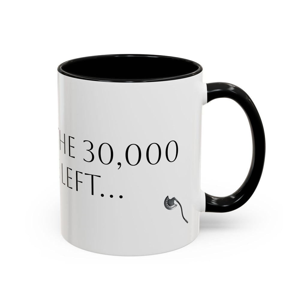 "You take the 30,000 on the left..."