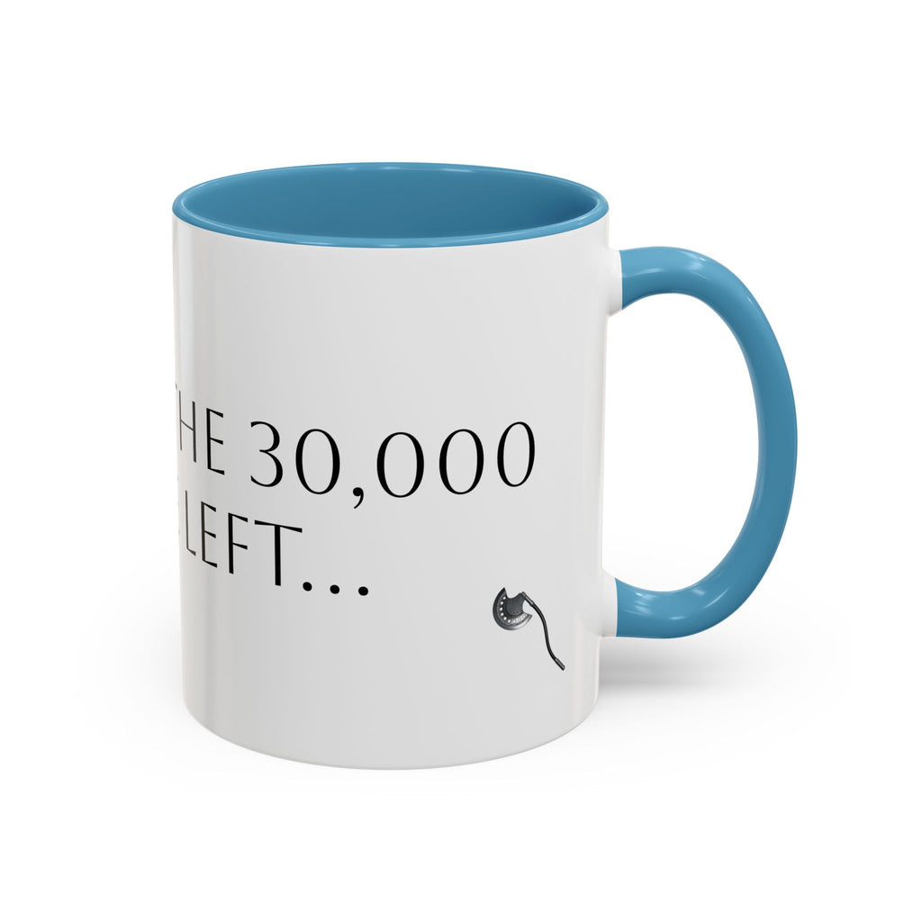 "You take the 30,000 on the left..."