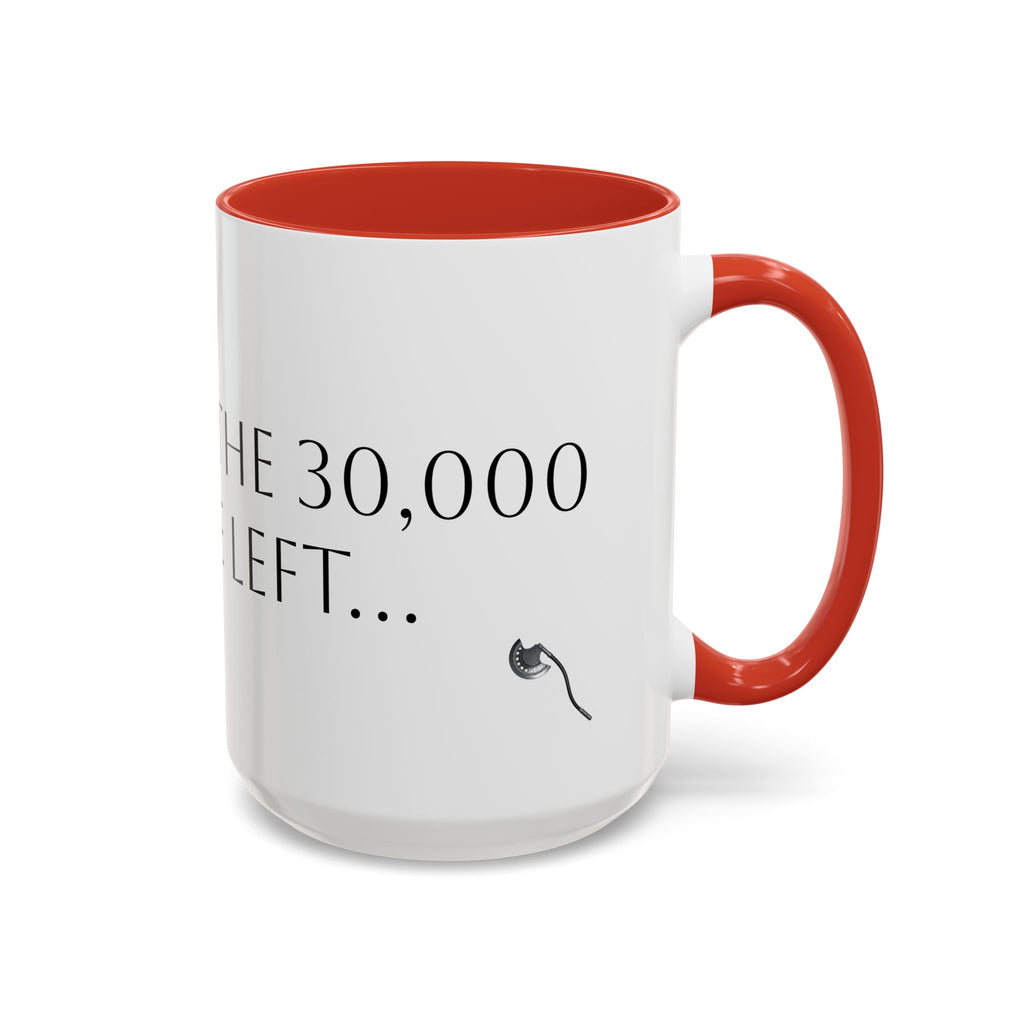 "You take the 30,000 on the left..."
