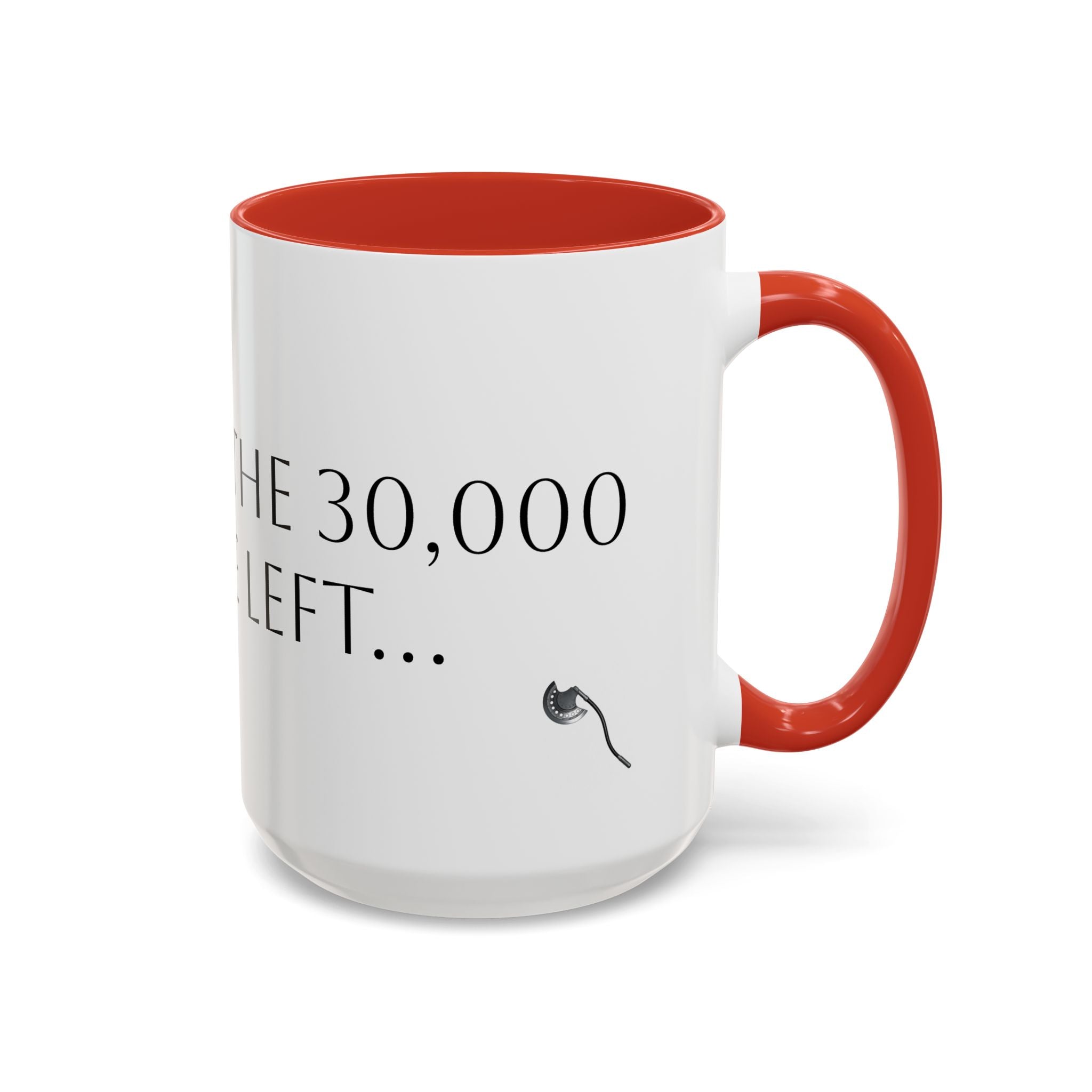 "You take the 30,000 on the left..."