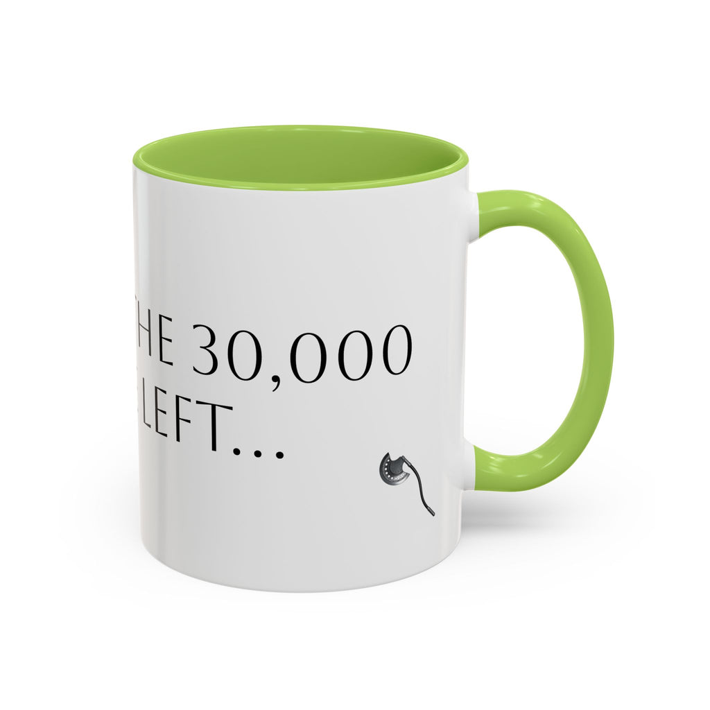 "You take the 30,000 on the left..."