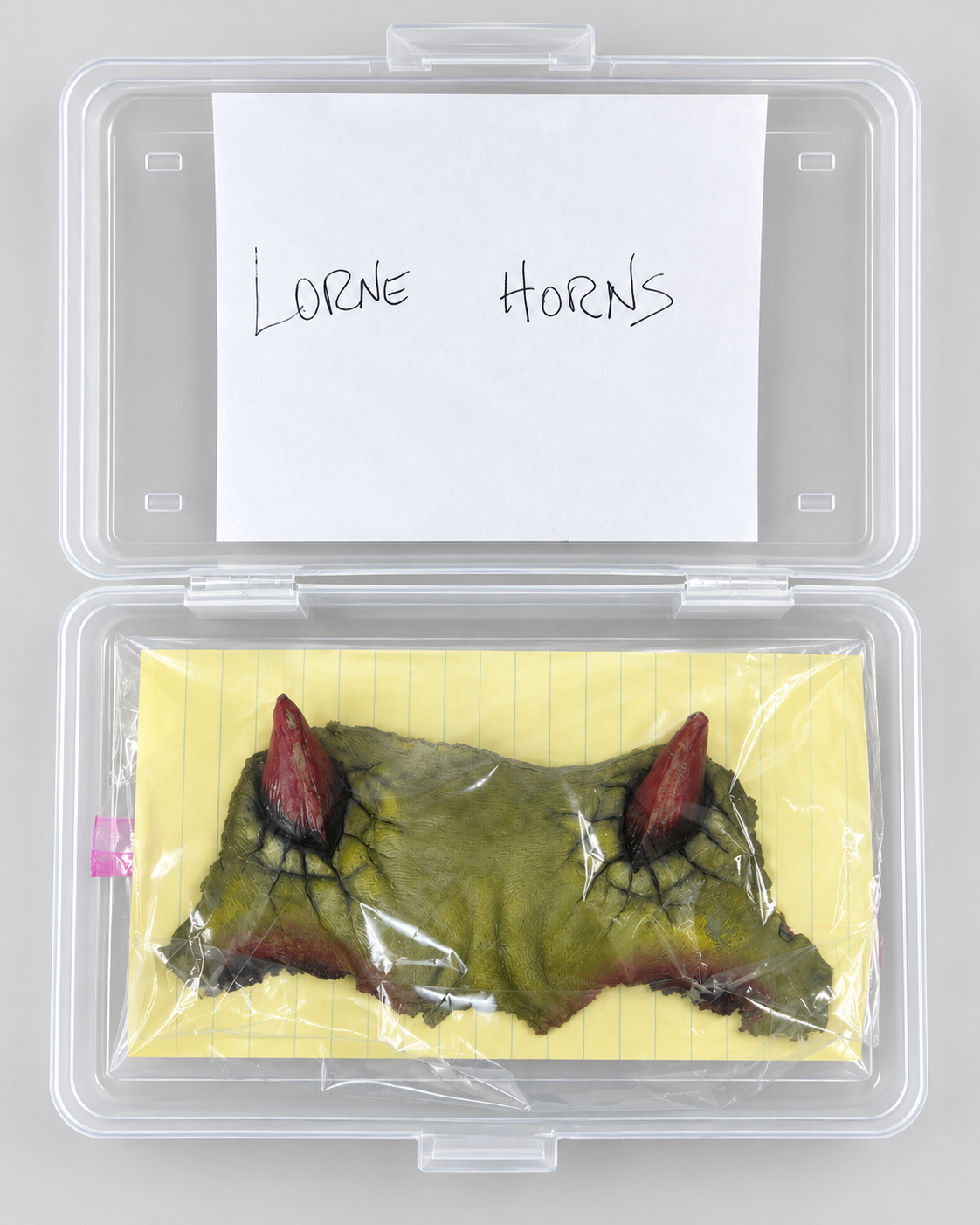Andy Hallett's Original "Lorne" Horns Prosthetic — Angel Production Prop