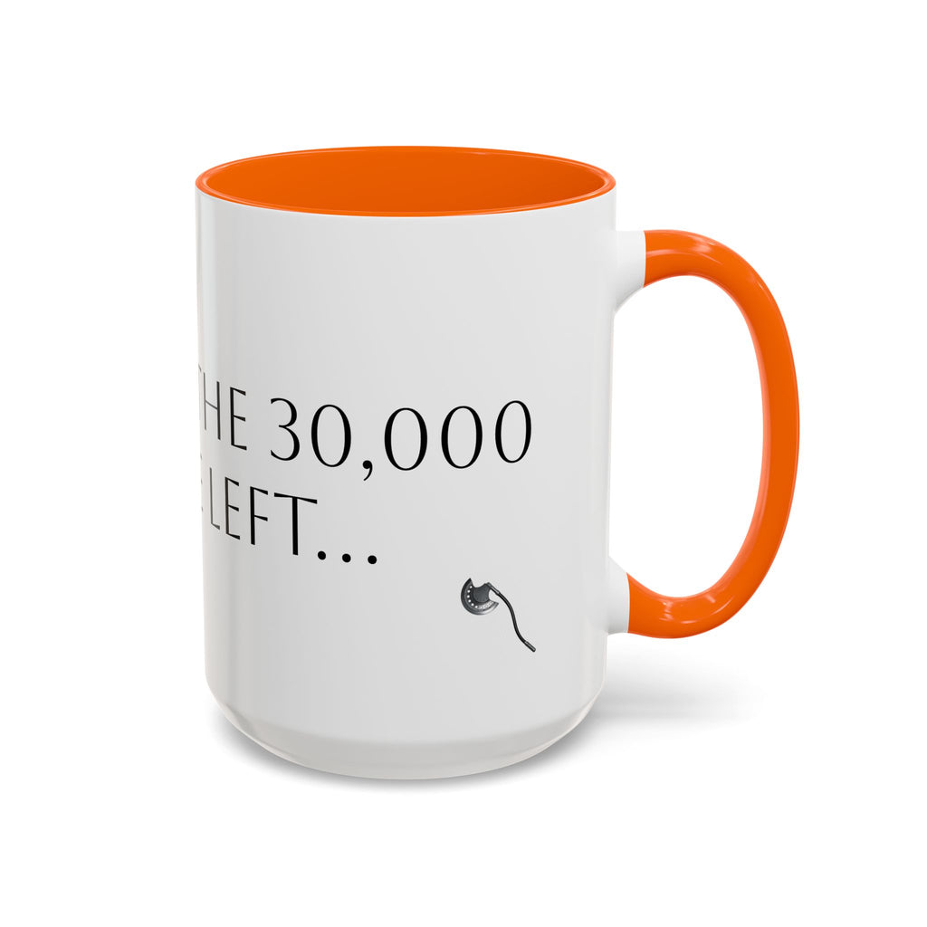 "You take the 30,000 on the left..."