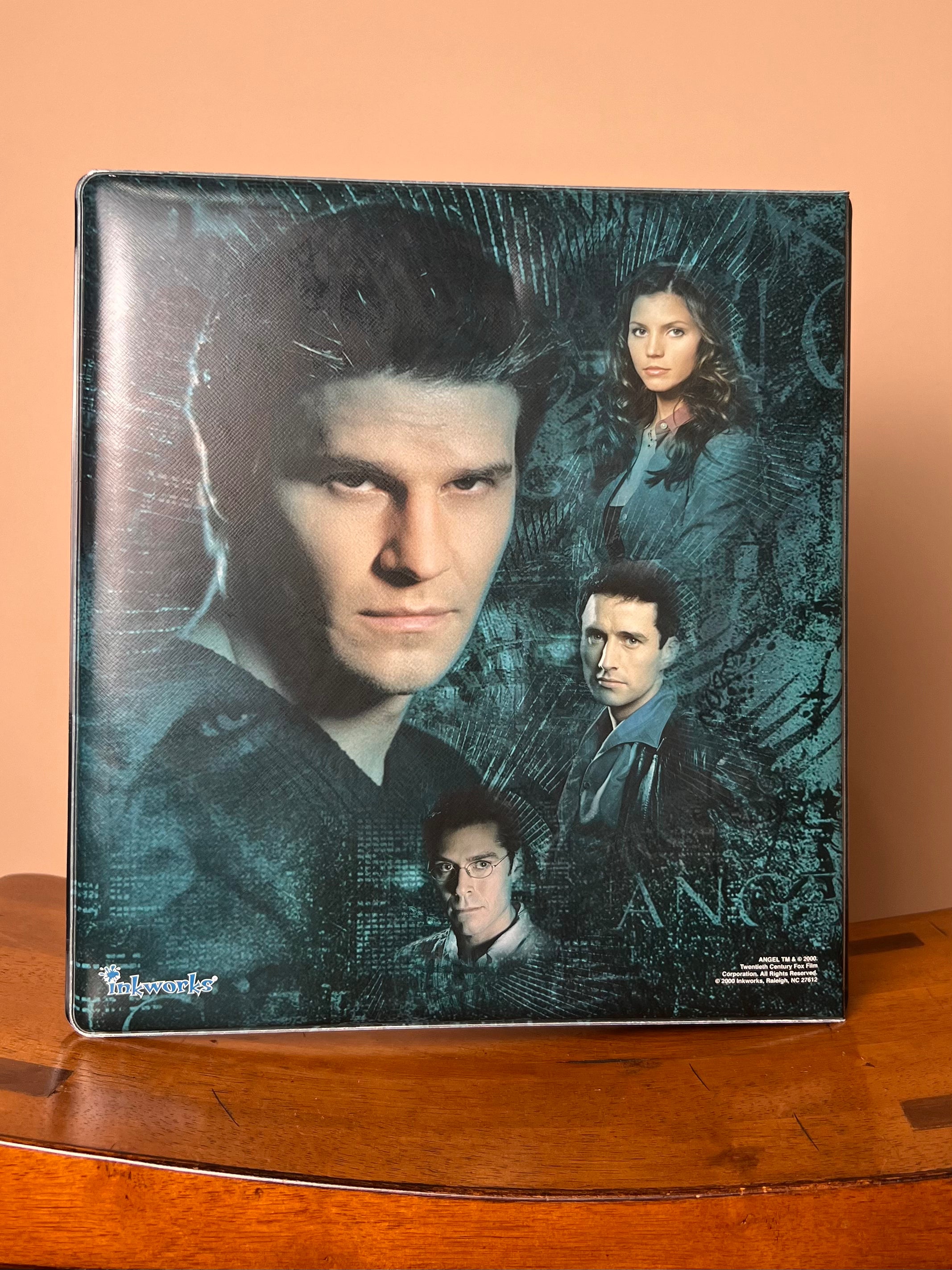 Angel Premium Trading Cards Binder — Inkworks, 2000