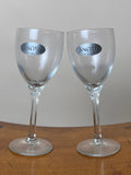 Angel 100th Episode Commemorative Wine Glasses (Set of Two) — Previously Owned by Alexis Denisof
