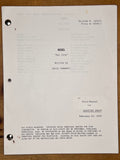 Angel Shooting Script — "War Zone" — Alexis Denisof's Copy, Charles Gunn's First Appearance