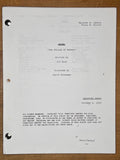 Angel Shooting Script — "The Shroud of Rahmon" — Alexis Denisof's Copy, Angel & Gunn Go Undercover