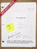Buffy "Enemies" Shooting Draft Script — Hand-Signed by Alexis Denisof — With His "J" Post-it, 1/1